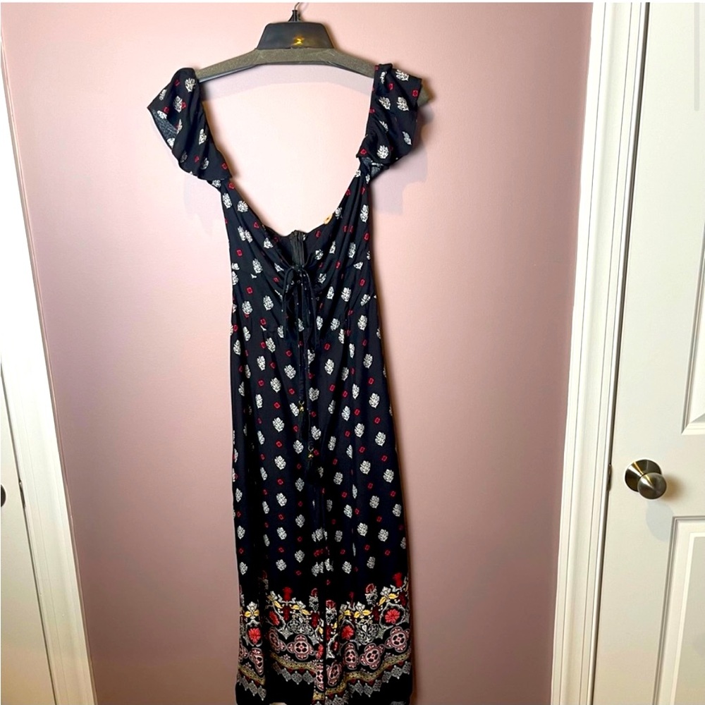 Farm Rio XS capri jumpsuit wide legs and confi!!